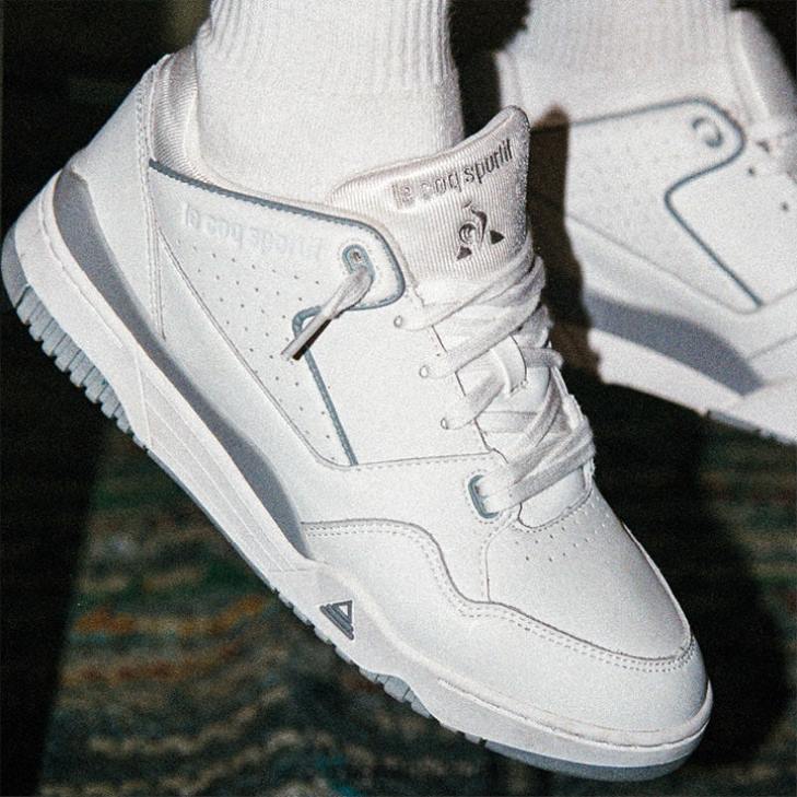 schoenen LDBJ265 Heren Le Coq Sportif schoen lcs t1000 jaren negentig wit