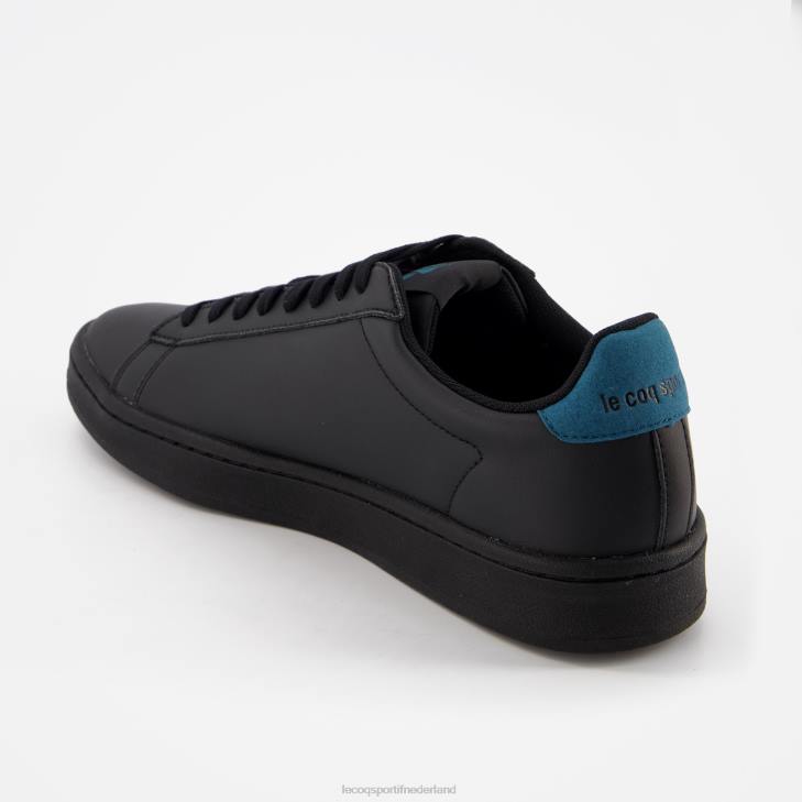 schoenen LDBJ280 Heren Le Coq Sportif schoen klassiek zacht tricolore donkerzwart