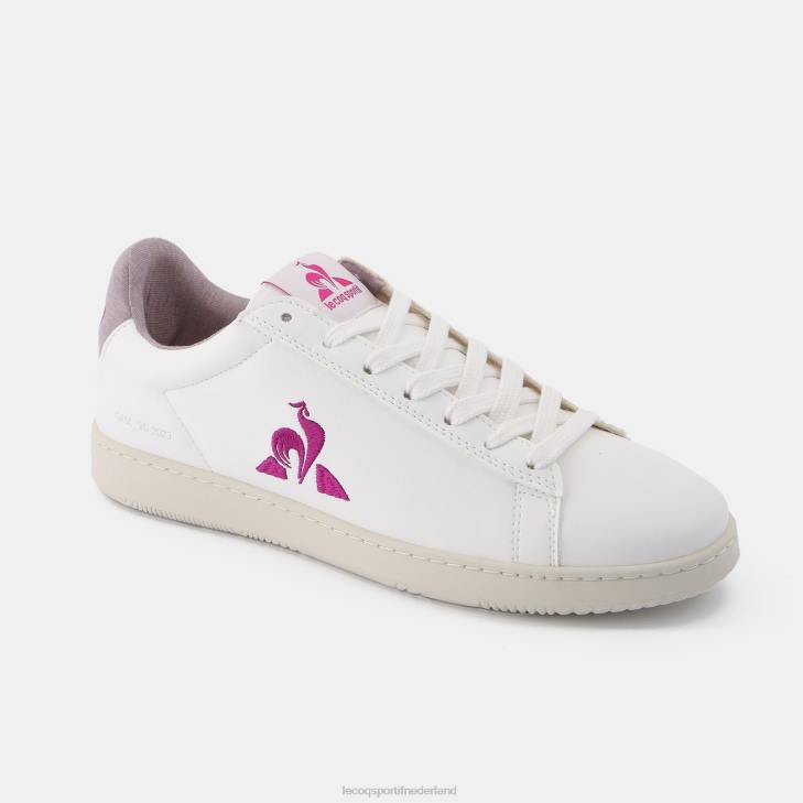 schoenen LDBJ370 vrouwen Le Coq Sportif schoen gaia voedselkleuren wit