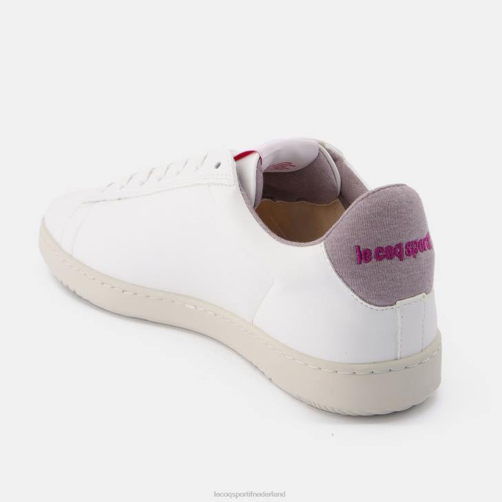 schoenen LDBJ370 vrouwen Le Coq Sportif schoen gaia voedselkleuren wit