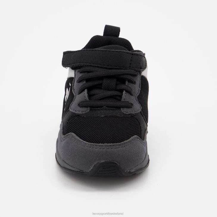 schoenen LDBJ416 kinderen Le Coq Sportif schoen r500 babysport zwart