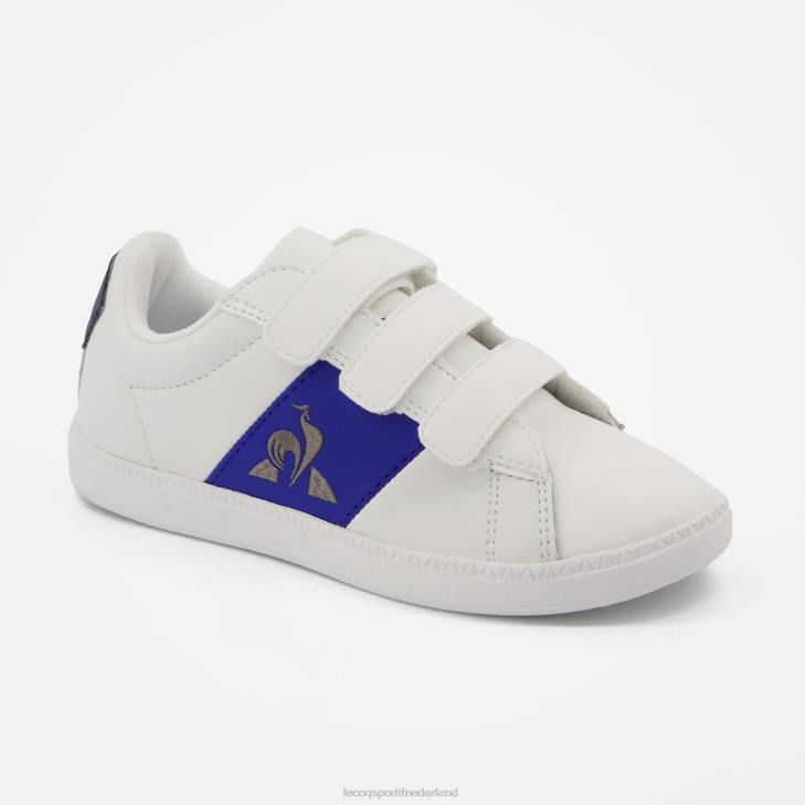 schoenen LDBJ420 kinderen Le Coq Sportif schoen courtklassiek wit