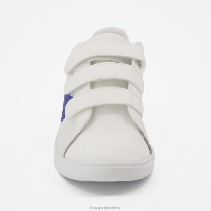 schoenen LDBJ420 kinderen Le Coq Sportif schoen courtklassiek wit
