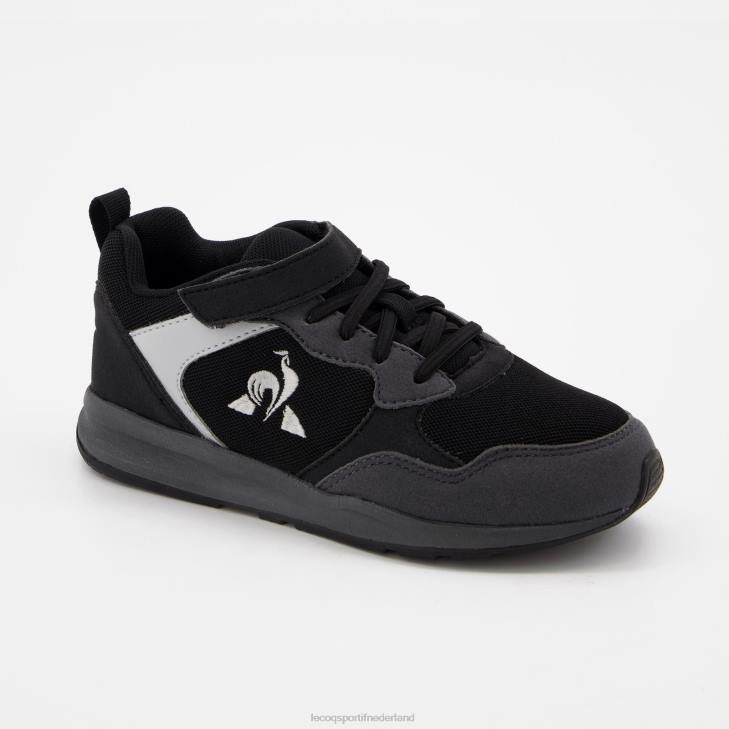 schoenen LDBJ422 kinderen Le Coq Sportif schoen r500 sport zwart