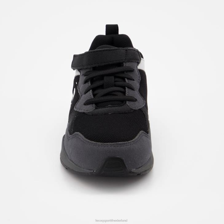 schoenen LDBJ422 kinderen Le Coq Sportif schoen r500 sport zwart