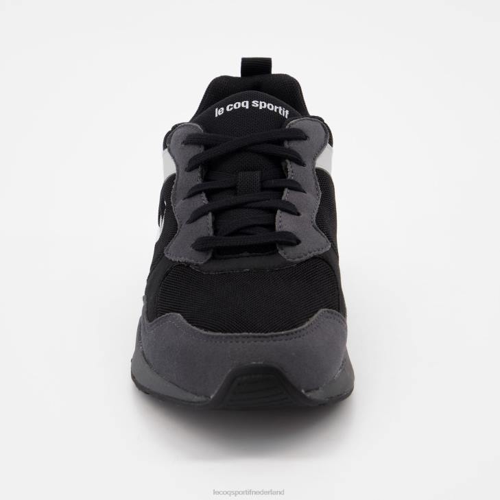 schoenen LDBJ429 kinderen Le Coq Sportif schoen r500 junior sport zwart