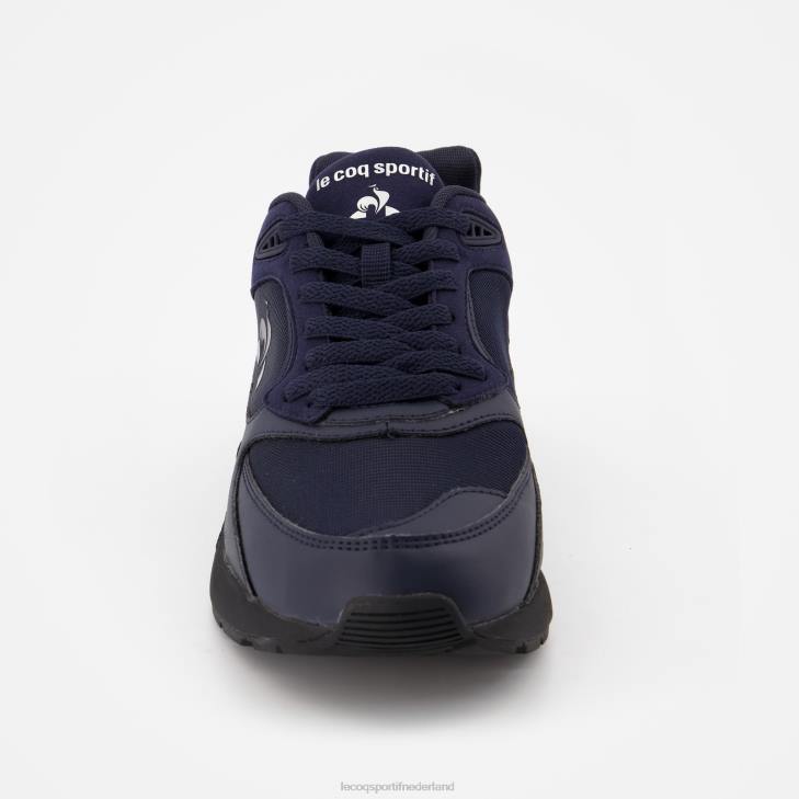 schoenen LDBJ542 Heren Le Coq Sportif schoen lcs r1100 zwarte zool blauw