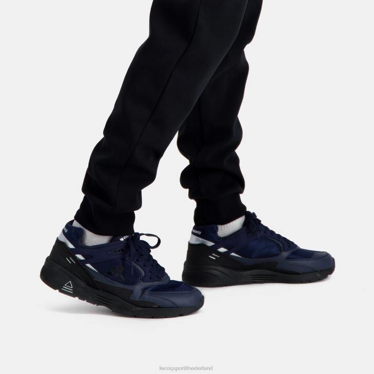 schoenen LDBJ542 Heren Le Coq Sportif schoen lcs r1100 zwarte zool blauw