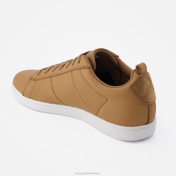 schoenen LDBJ563 Heren Le Coq Sportif schoen courtklassiek ambachtelijk bruin