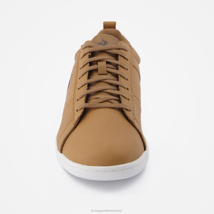 schoenen LDBJ563 Heren Le Coq Sportif schoen courtklassiek ambachtelijk bruin