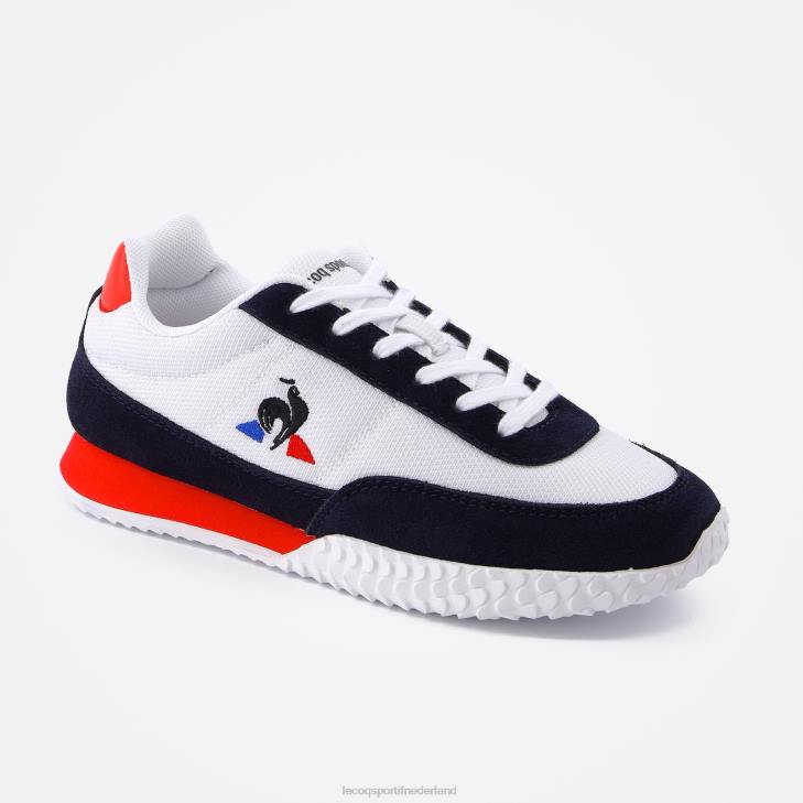 schoenen LDBJ681 kinderen Le Coq Sportif schoen veloce junior wit