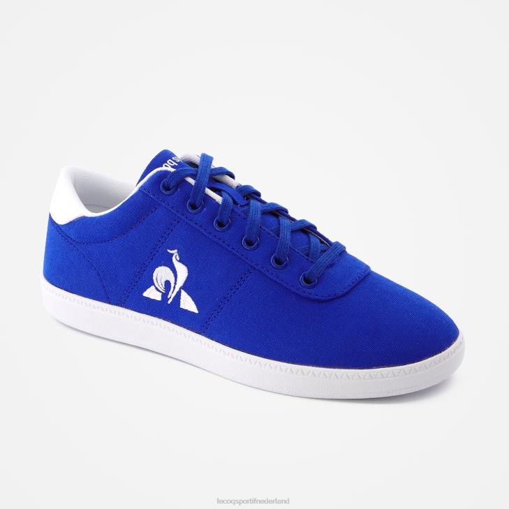 schoenen LDBJ682 kinderen Le Coq Sportif schoen court one junior blauw